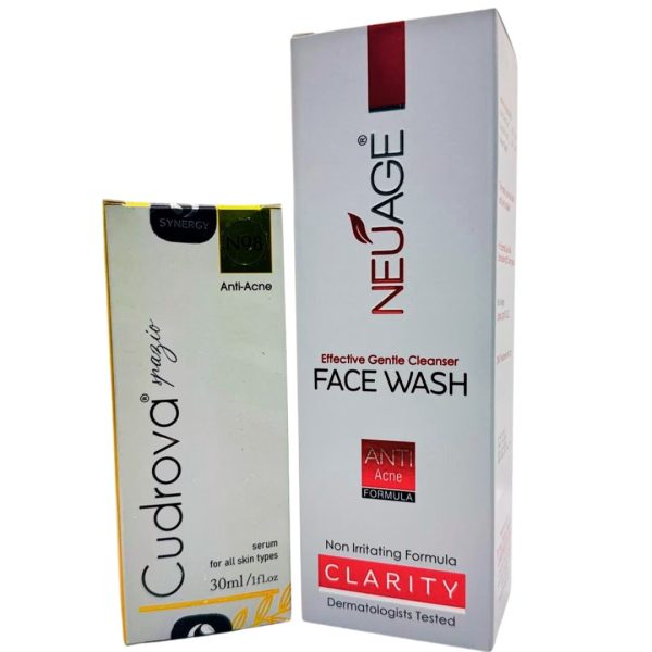 Acne Care discount box: Cudrova Anti-Acne Serum & Neuage Face Wash Online now