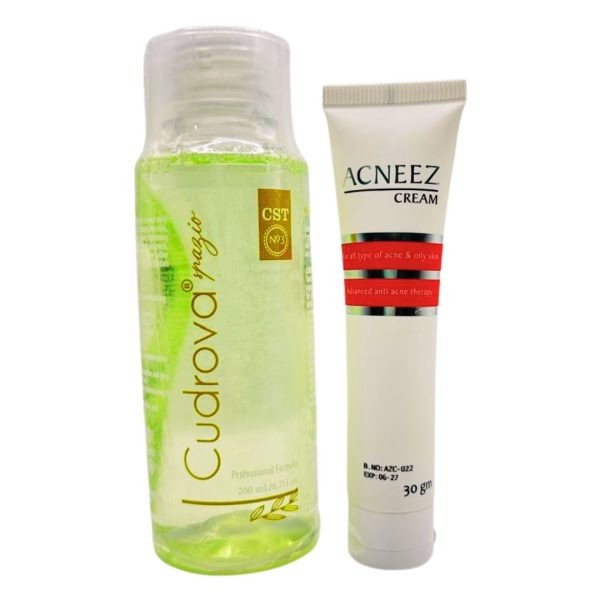 Acne Care Discount Box: Acneez Cream & Cudrova Toner Online now