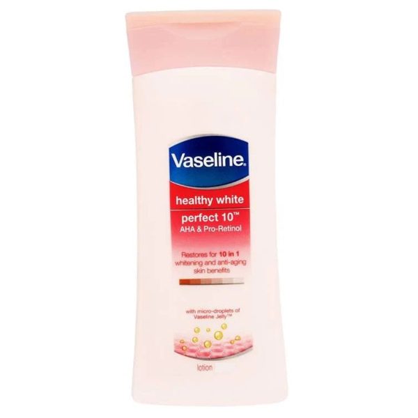 VASELINE LOTION HEALTY WHITE PERFECT10 100ML For Sale