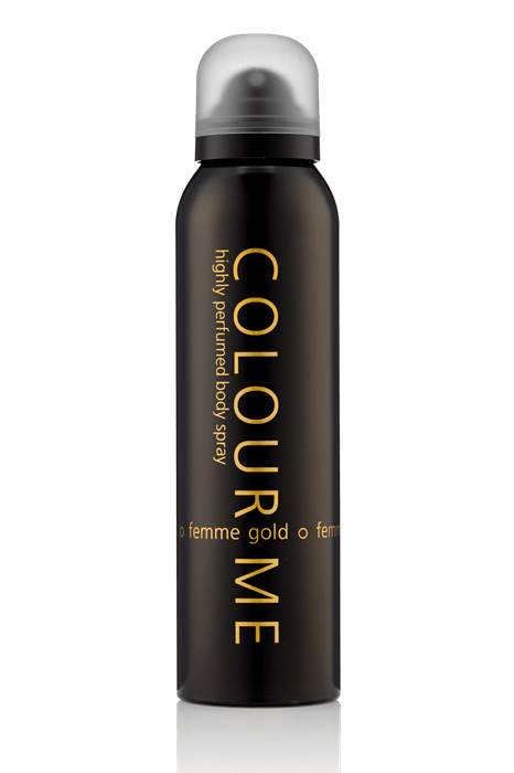 COLOUR ME BODY SPRAY FEMME GOLD 150ML on Sale