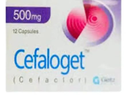 Cefaloget Capsules 500mg (12 Capsules) - Prescription Required Hot on Sale