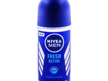 NIVEA MEN ROLL ON FRESH ACTIVE 50ML Online Hot Sale