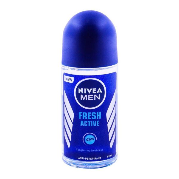 NIVEA MEN ROLL ON FRESH ACTIVE 50ML Online Hot Sale