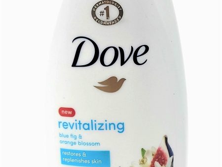 Dove Revitalizing Nourishing Body Wash Blue Fig & Orange Blossom 22 oz Fashion