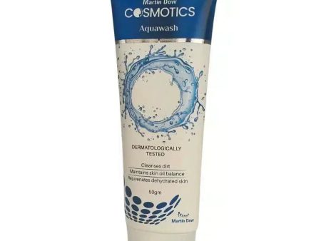 Cosmotics Aquawash 50gm by Martin Dow - Gentle Cleansing Face Wash| Dermatologists.pk For Discount