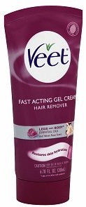 Veet Fast Acting Cream Gel Hair Remover Legs and Body 6.78 oz Online Sale