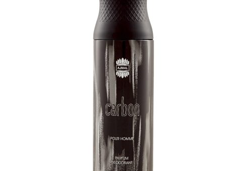 AJMAL BODY SPRAY CARBON 200ML Online now