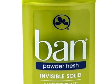 Ban Invisible Solid Antiperspirant Powder Fresh 2.6 oz Online Hot Sale