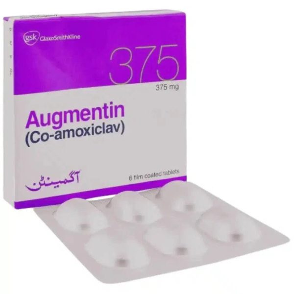 Augmentin 375mg Tablets - Broad-Spectrum Antibiotic For Sale