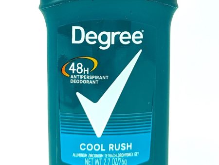 Degree 48H Antiperspirant Deodorant Solid Cool Rush 2.7 oz Discount