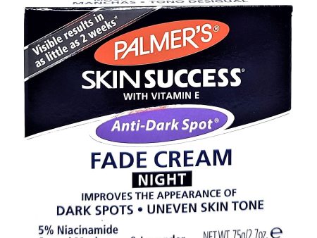 Palmer s Skin Success Anti-Dark Spot Fade Cream Night 2.7 oz Online now