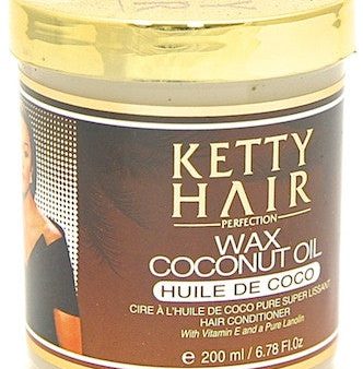 Ketty Hair Perfection Wax Coconut Oil Hair Conditioner 6.78 oz. Supply