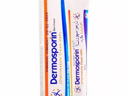 Dermosporin Cream 20g (Clotrimazole) - Antifungal Cream for Skin Infections on Sale