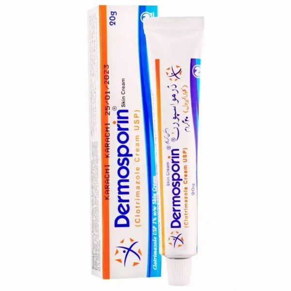 Dermosporin Cream 20g (Clotrimazole) - Antifungal Cream for Skin Infections on Sale