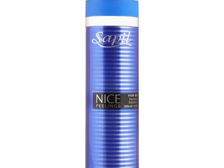 SAPIL BODY SPRAY NICE FEELING BLUE FOR MEN 200ML Online Sale