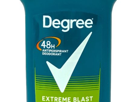 Degree 48H Solid Antiperspirant Extreme Blast 2.7 oz For Sale