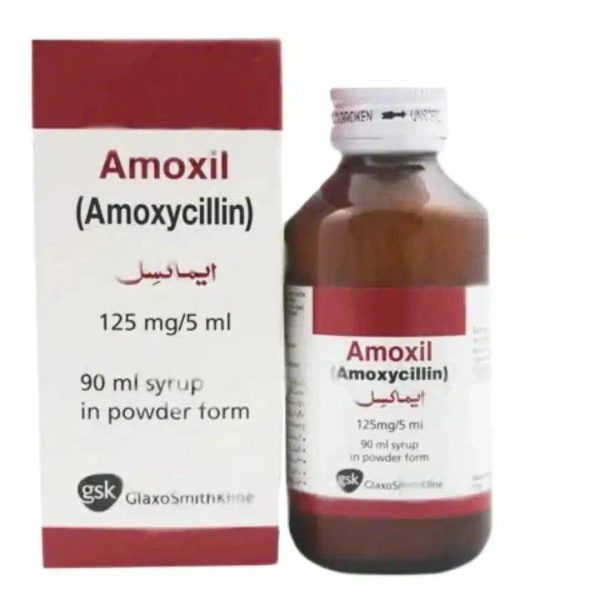 Amoxil 90ml Suspension 125mg (Amoxicillin) Discount