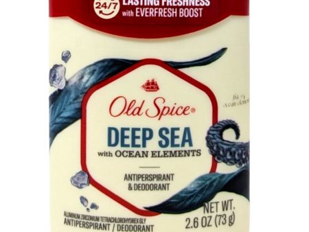 OLd Spice Deep Sea with Ocean Elements Solid Antiperspirant 2.6 oz Sale