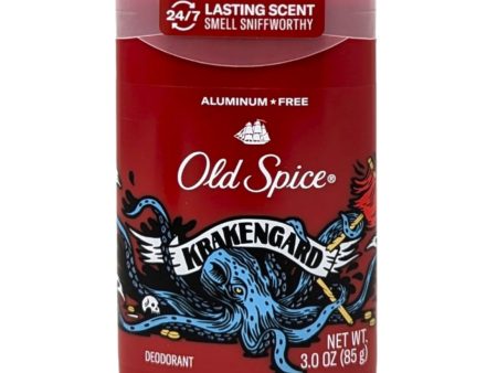 Old Spice Deodorant Solid Krakengard 3 oz on Sale