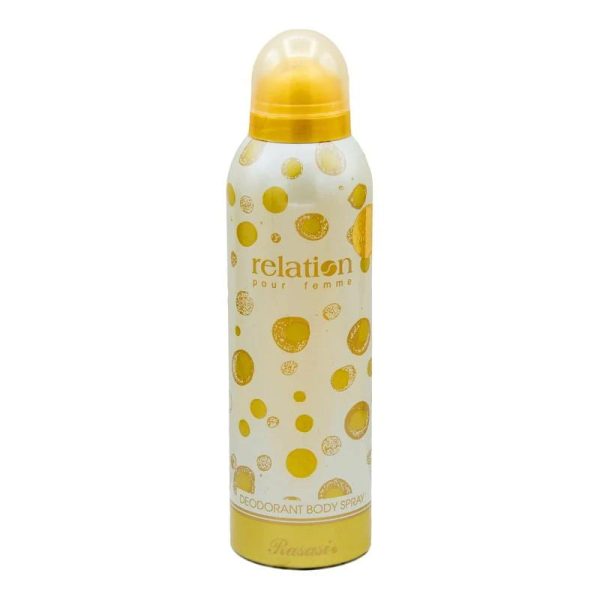 RASASI BODY SPRAY RELATION GOLD 200ML Online Sale