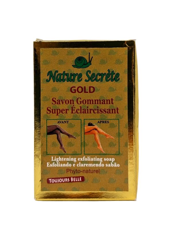 Nature Secrete Gold Lightening Exfoliating Soap 350 g Online now