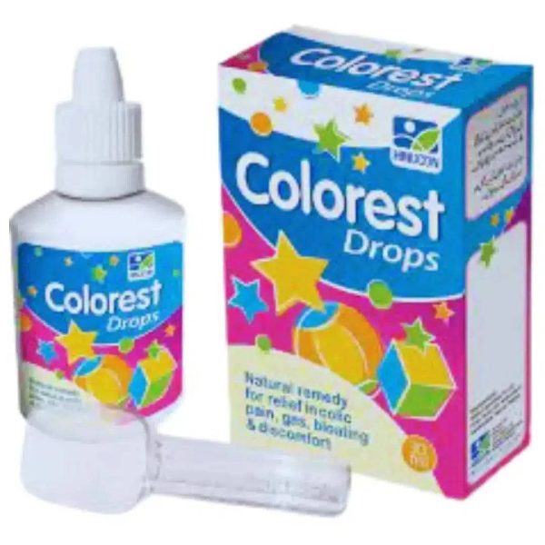 Colorest Oral Drops 30ml - Gentle Colic Relief for Infants & Toddlers - Dermatologists.pk For Discount