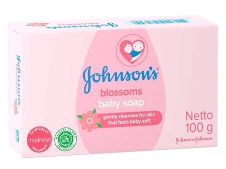 JOHNSONS BABY SOAP BLOSSOMS PINK 100GM Cheap