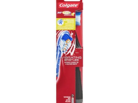 Colgate 360 Total Advanced Surround Sonic Power Full Head Medium Toothbrush 1 ea Sale