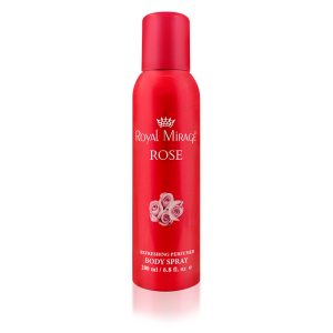 ROYAL MIRAGE BODY SPRAY ROSE 200ML Sale