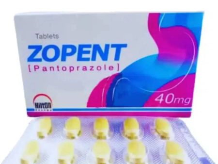 Zopent Tablets 40mg (20 Tablets) - For Acidity & Ulcers - Prescription Required Online Hot Sale