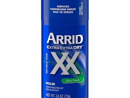 Arrid XX Solid Antiperspirant Deodorant Ultra Fresh 2.6 oz For Sale