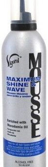 Vigorol Maximum Shine & Wave Mousse 12 oz Online