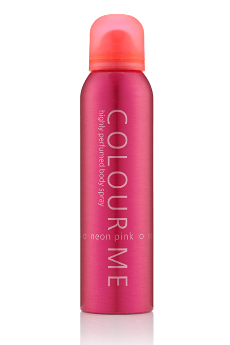 COLOUR ME BODY SPRAY NEON PINK 150ML For Sale