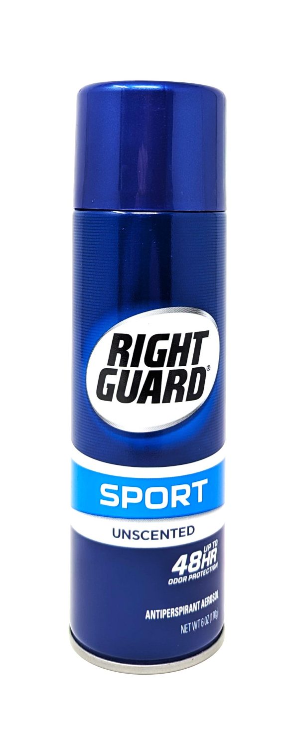 Right Guard Sport Antiperspirant Aerosol Unscented 6 oz Online