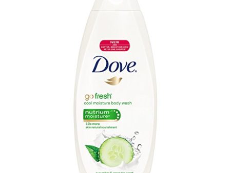 Dove Go Fresh Cool Moisture Body Wash 12 oz Hot on Sale