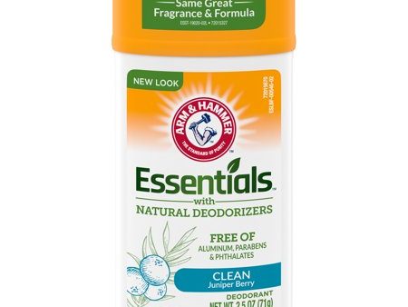 Arm & Hammer Essentials Solid Deodorant Clean Juniper Berry 2.5 oz Discount