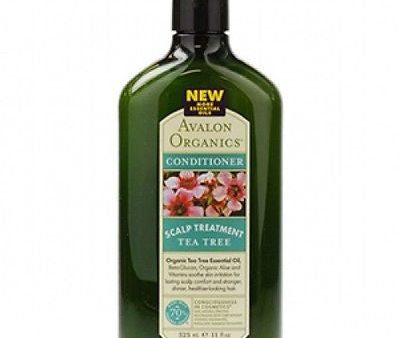 Avalon Organics Conditioner Scalp Treatment Tea Tree 11 oz Hot on Sale