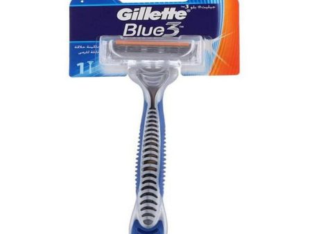 GILLETTE BLUE 3 SHAVING RAZOR SINGLE For Sale