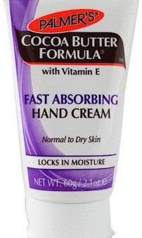 Palmer s Cocoa Butter Formula Fast Absorbing Hand Cream 2.1 oz For Sale