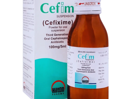 Cefim 30ml Suspension 100mg 5ml - Dermatologists.pk Supply