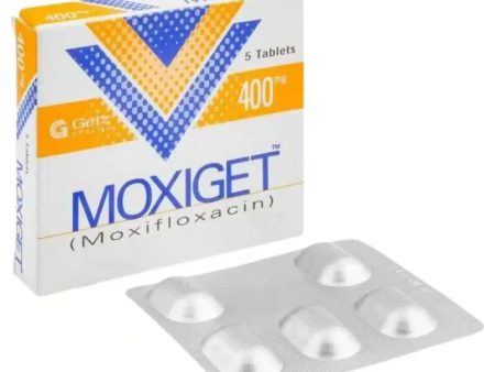 Moxiget Tablets 400mg (Pack of 5) - Moxifloxacin for Bacterial Infections - Dermatologists.pk Online Hot Sale