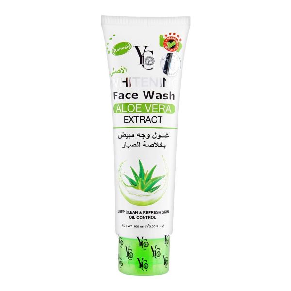 YC WHITENING FACE WASH ALOE VERA 100ML Online Hot Sale