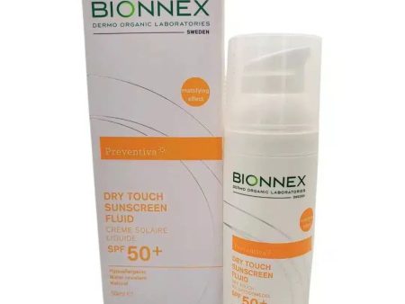 Bionnex Dry Touch Sunscreen Fluid SPF 50+ (50ml) - Matte Finish, Water Resistant, Hypoallergenic Online