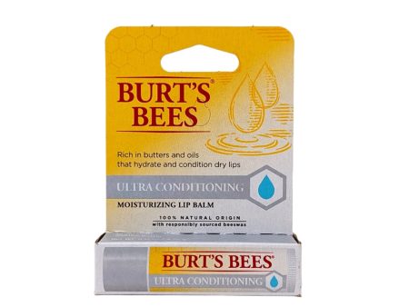 Burt s Bees Ultra Conditioning Moisturizing Lip Balm 0.15 oz on Sale