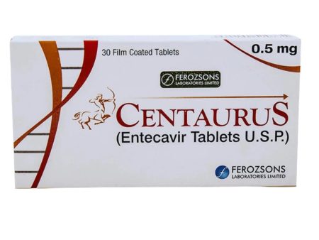 Centaurus Tablets 0.5mg (10 Tablets) - Hepatitis B Treatment - Dermatologists.pk Online