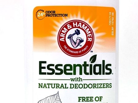 Arm & Hammer Essentials Solid Deodorant Unscented 2.5 oz Fashion