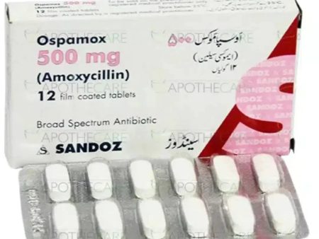 Ospamox Tablets 500mg (Amoxicillin) - Sandoz | Dermatologists.pk Cheap