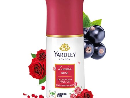 YARDLEY ROLL ON LONDON ROSE 50ML Discount