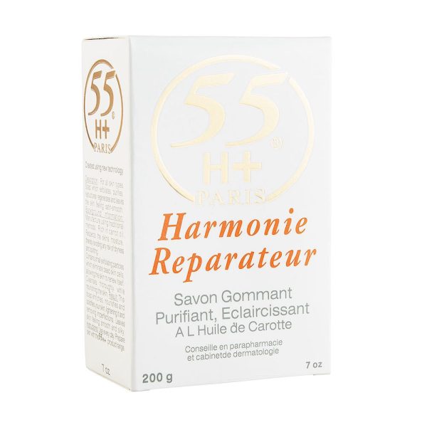 55H+ Harmonie Reparateur Exfoliating Purifying Lightening Soap With Carrot Oil 7 oz Online Hot Sale