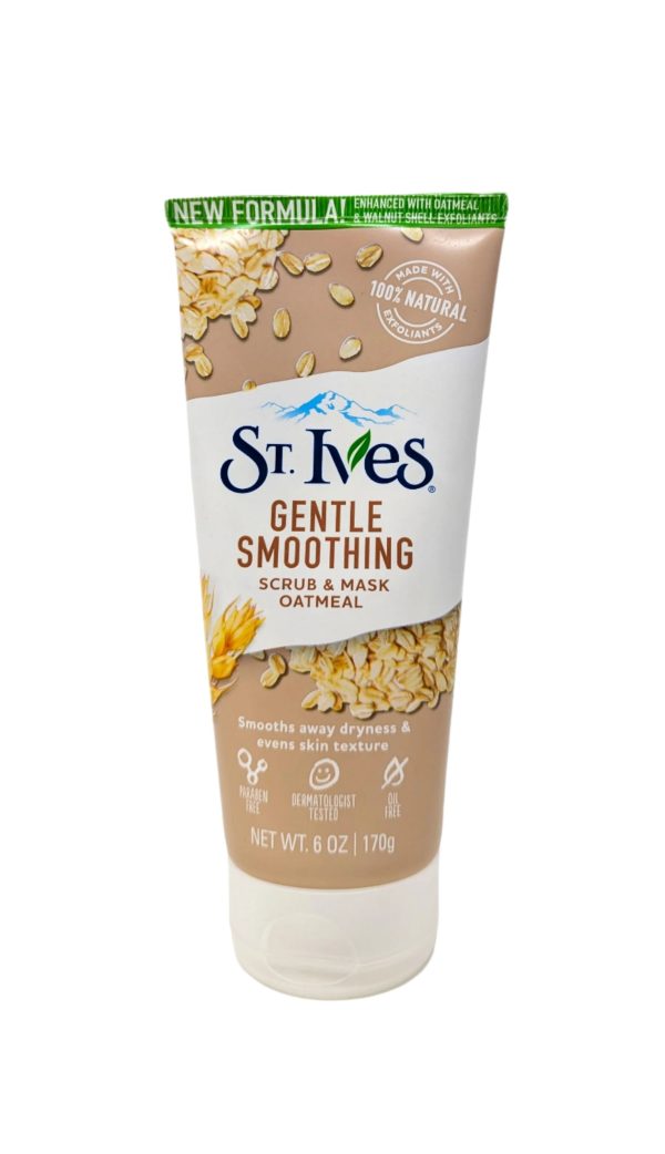 St. Ives Gentle Smoothing Scrub & Mask Oatmeal 6 oz Supply